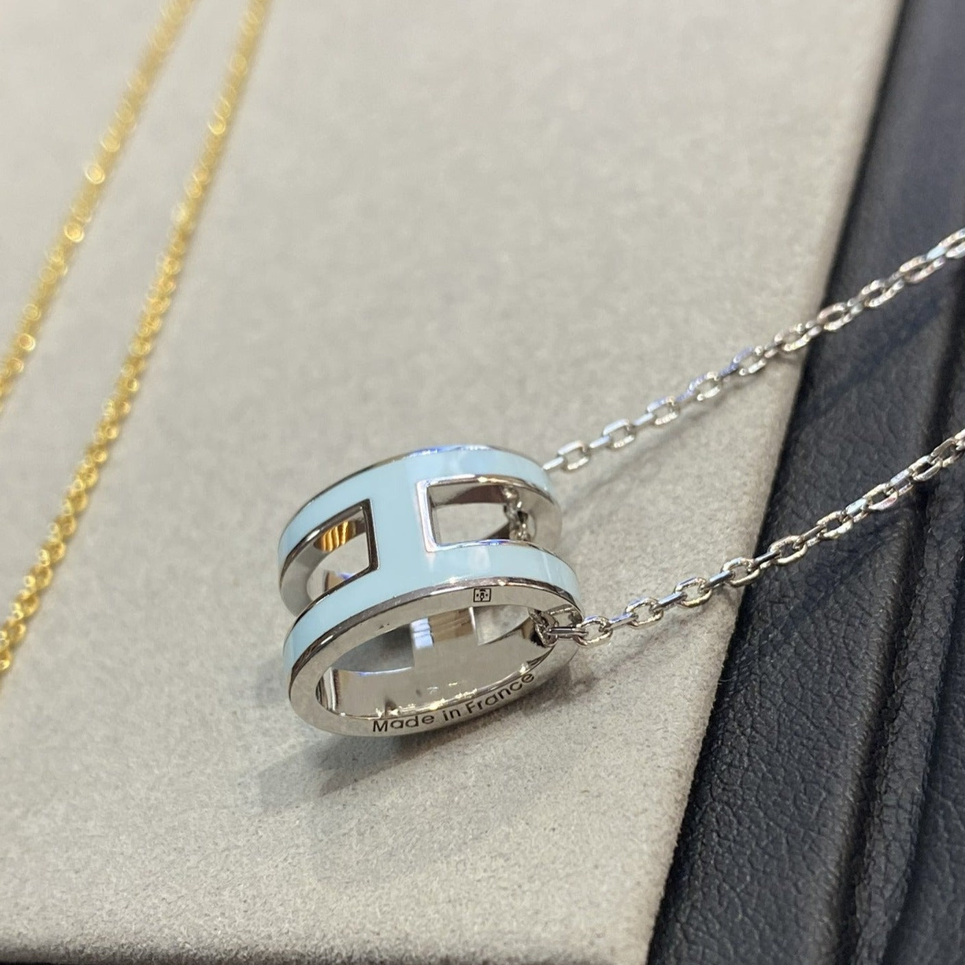 ¡®Sprite Jewelry¡¯POP H LIGHT BLUE NECKLACE
