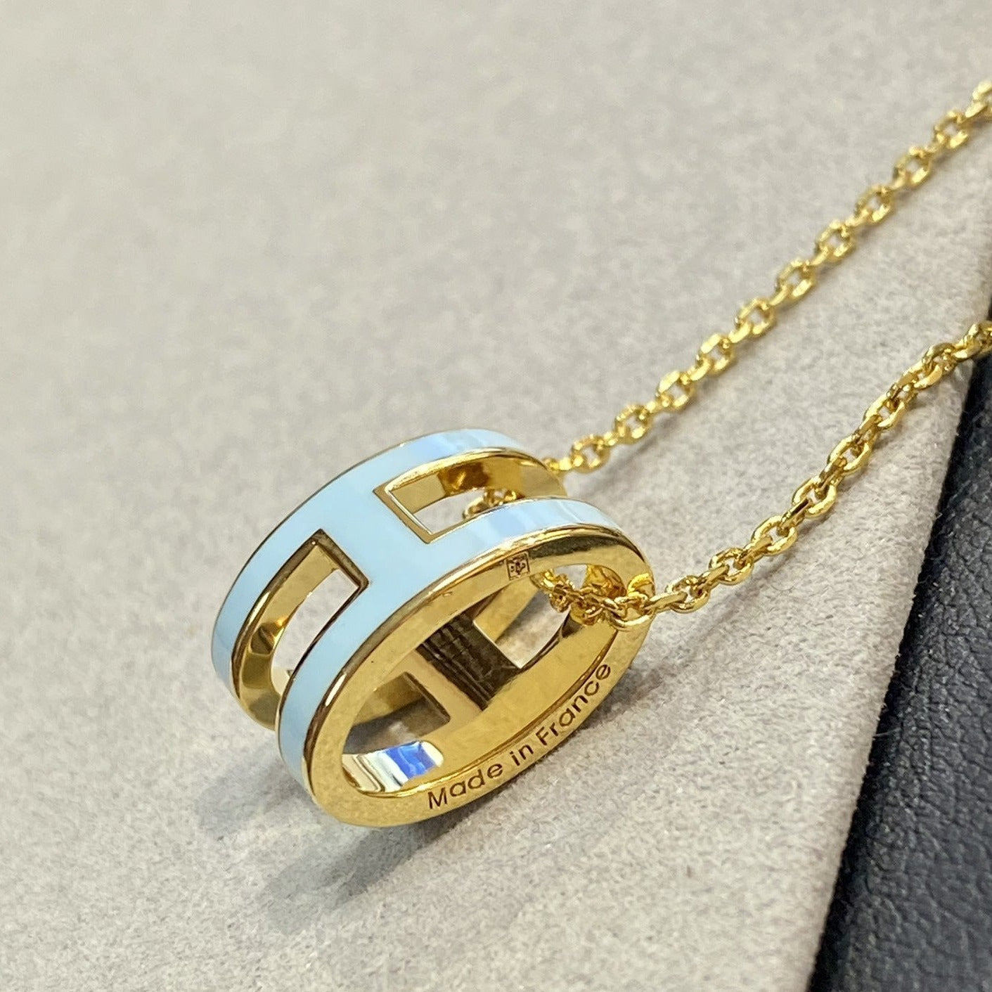 ¡®Sprite Jewelry¡¯POP H LIGHT BLUE NECKLACE