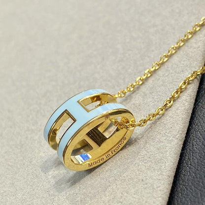 ¡®Sprite Jewelry¡¯POP H LIGHT BLUE NECKLACE