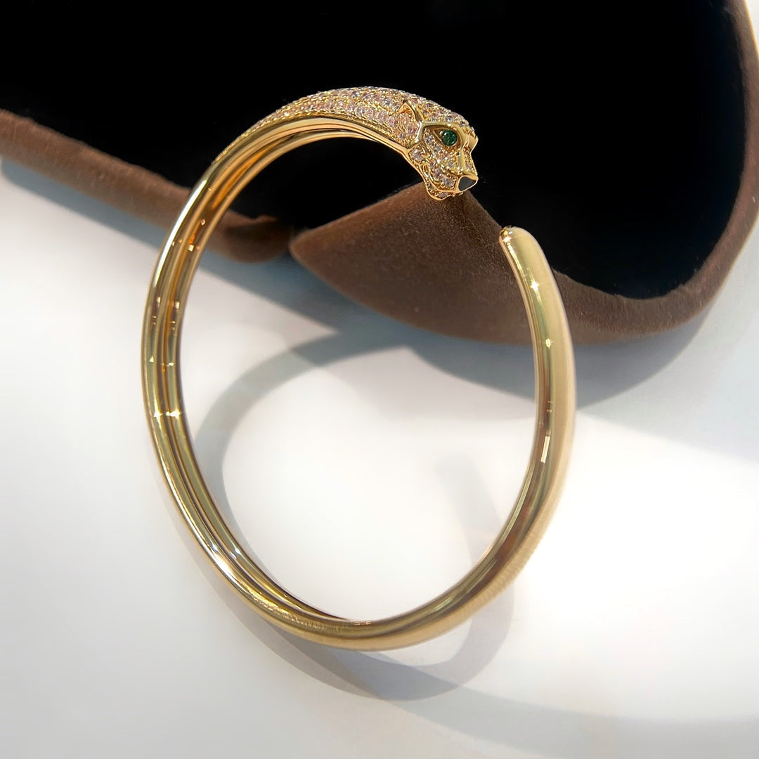 ¡®Sprite Jewelry¡¯PANTHERE GOLD DIAMOND OPEN BRACELET