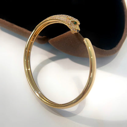 ¡®Sprite Jewelry¡¯PANTHERE GOLD DIAMOND OPEN BRACELET