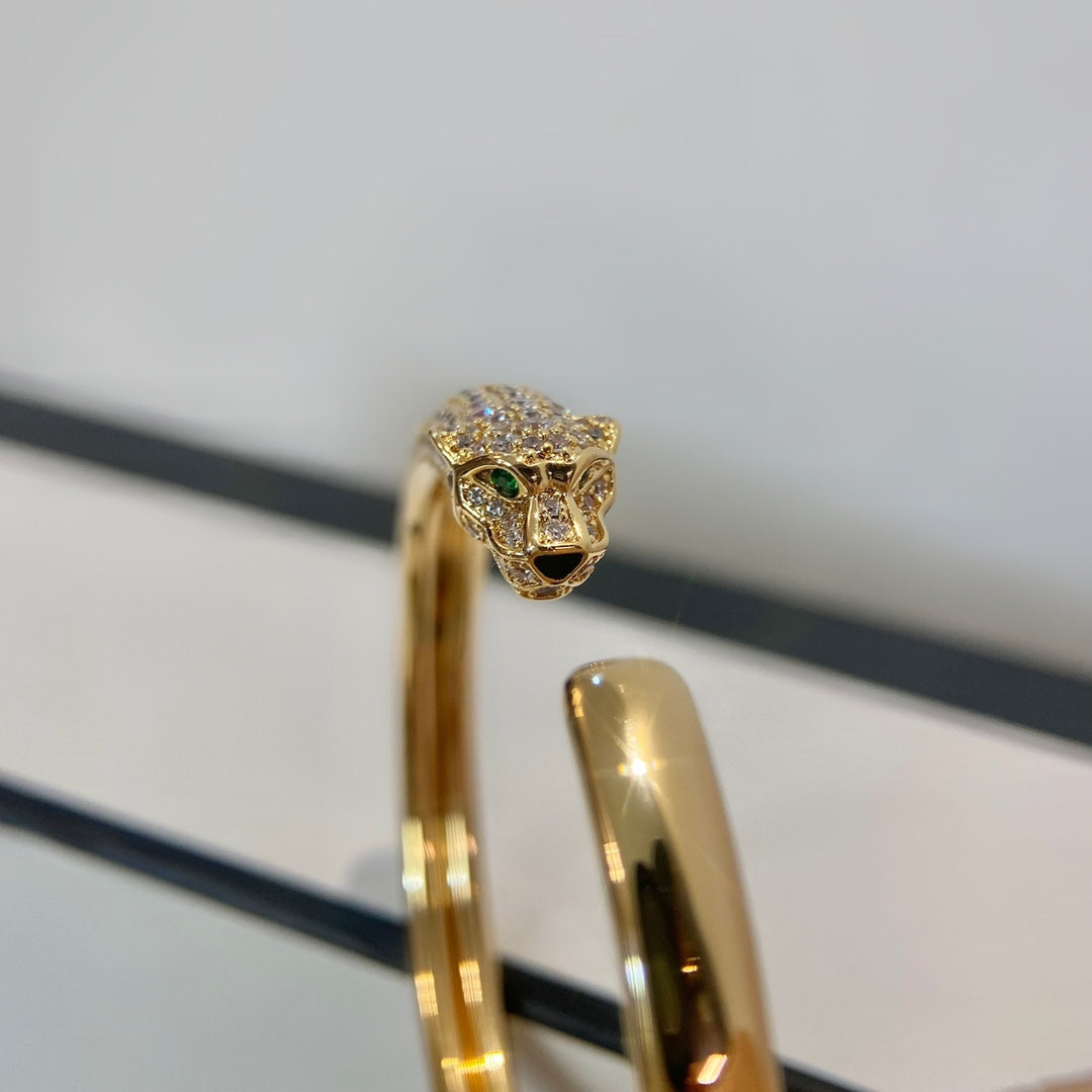 ¡®Sprite Jewelry¡¯PANTHERE GOLD DIAMOND OPEN BRACELET