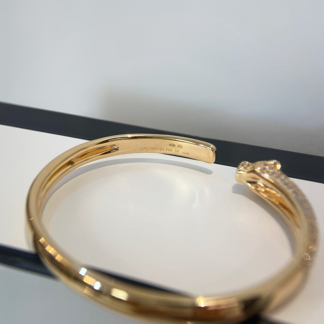 ¡®Sprite Jewelry¡¯PANTHERE GOLD DIAMOND OPEN BRACELET