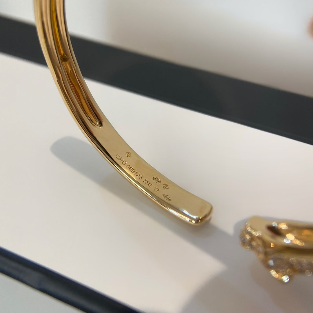 ¡®Sprite Jewelry¡¯PANTHERE GOLD DIAMOND OPEN BRACELET