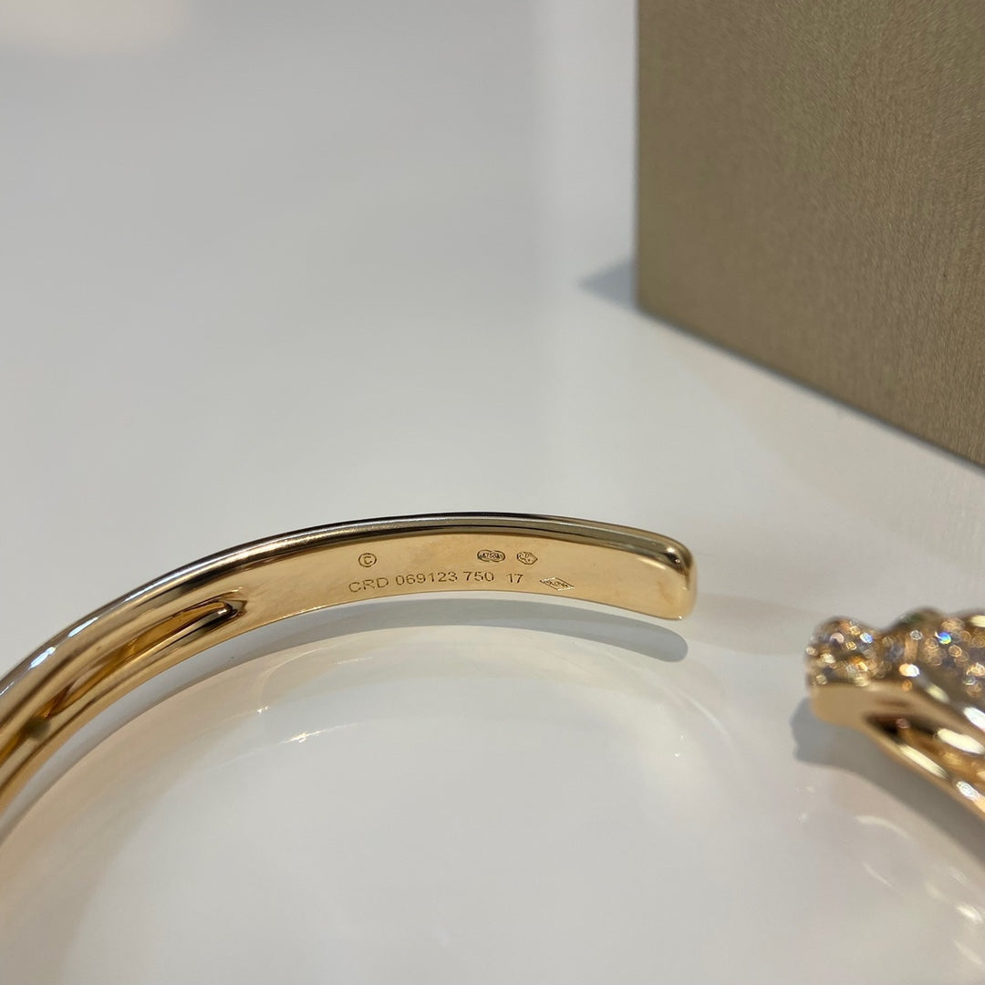 ¡®Sprite Jewelry¡¯PANTHERE GOLD DIAMOND OPEN BRACELET