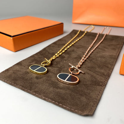 ¡®Sprite Jewelry¡¯CHAINE VERSO BLACK CERAMIC NECKLACE
