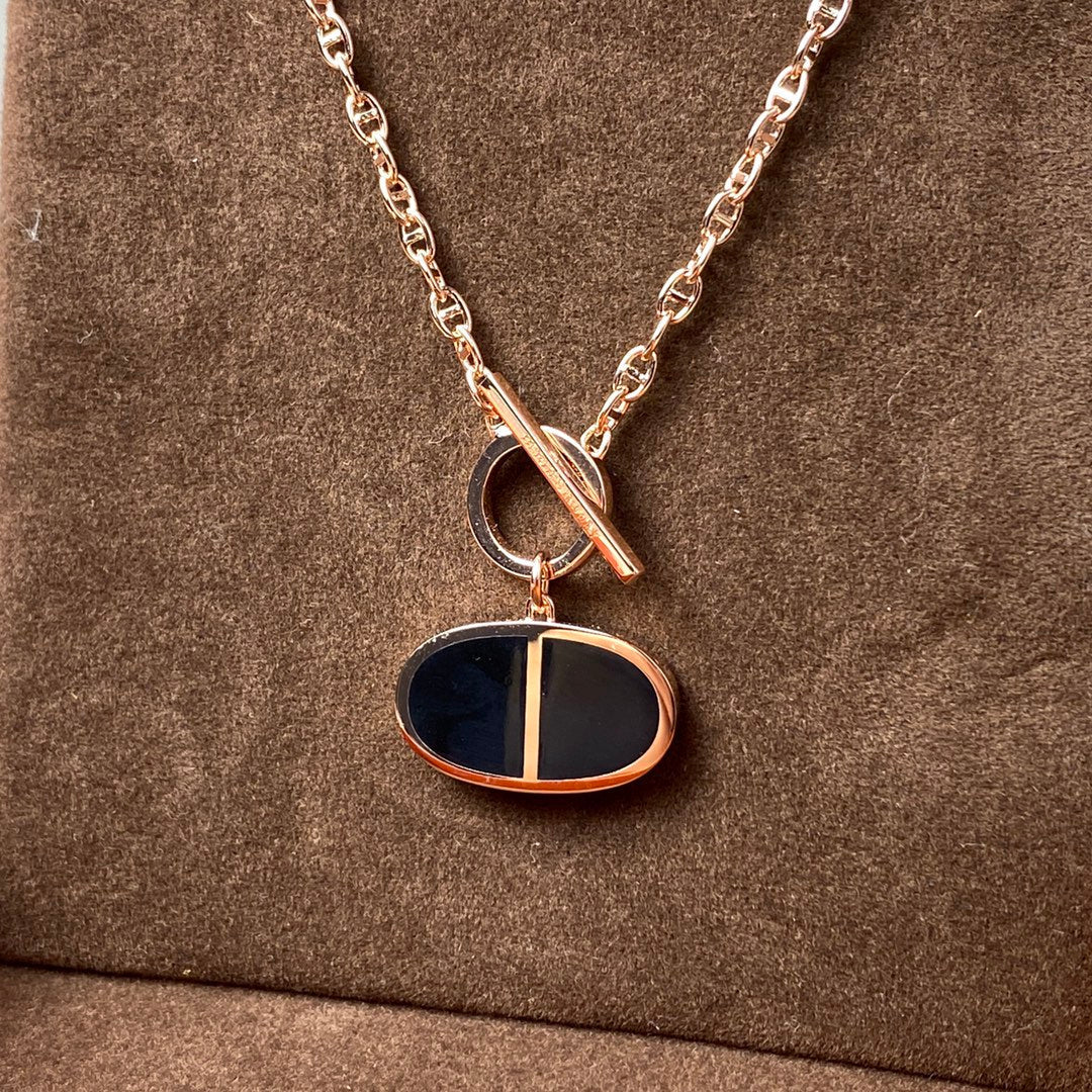 ¡®Sprite Jewelry¡¯CHAINE VERSO BLACK CERAMIC NECKLACE