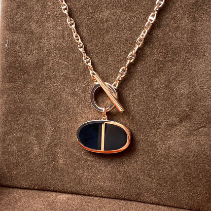 ¡®Sprite Jewelry¡¯CHAINE VERSO BLACK CERAMIC NECKLACE