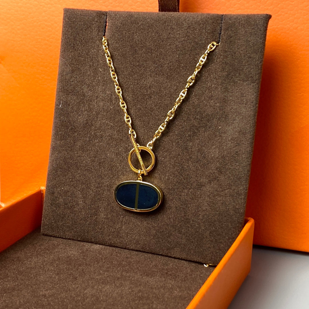 ¡®Sprite Jewelry¡¯CHAINE VERSO BLACK CERAMIC NECKLACE
