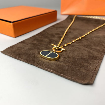 ¡®Sprite Jewelry¡¯CHAINE VERSO BLACK CERAMIC NECKLACE
