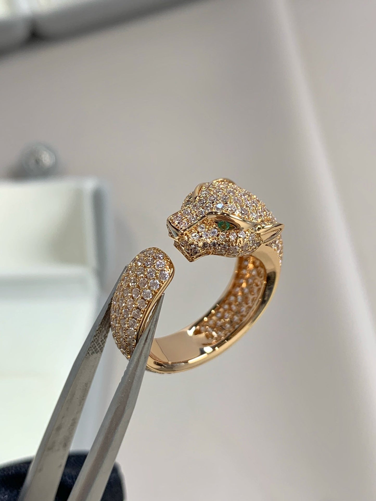 ¡®Sprite Jewelry¡¯PANTHERE PINK GOLD DIAMOND RING