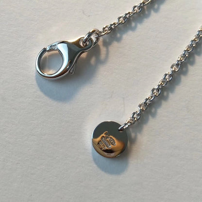 [Sprite Jewelry]ZERO 1 BLACK CERAMIC SILVER NECKLACE