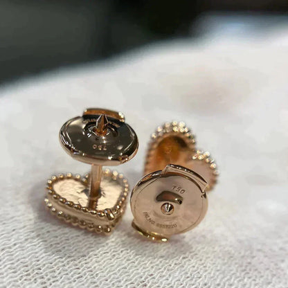 ¡®Sprite Jewelry¡¯HEART CARNELIAN STUD EARRINGS