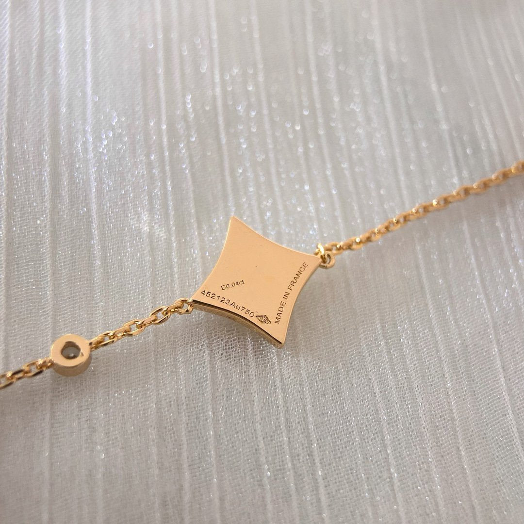 ¡®Sprite Jewelry¡¯COLOR STAR PINK GOLD DIAMOND BRACELET