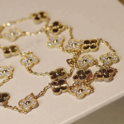 ¡®Sprite Jewelry¡¯CLOVER 20 MOTIFS LASER DIAMOND NECKLACE