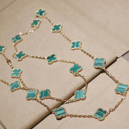 ¡®Sprite Jewelry¡¯CLOVER 20 MOTIFS MALACHITE GOLD