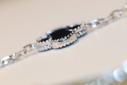 ¡®Sprite Jewelry¡¯CLOVER 20 MOTIFS ONYX DIAMOND SILVER