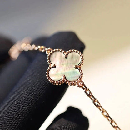 ¡®Sprite Jewelry¡¯CLOVER 20 MOTIFS DARK MOP DIAMOND  NECKLACE