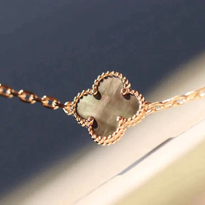 ¡®Sprite Jewelry¡¯CLOVER 20 MOTIFS DARK MOP DIAMOND  NECKLACE