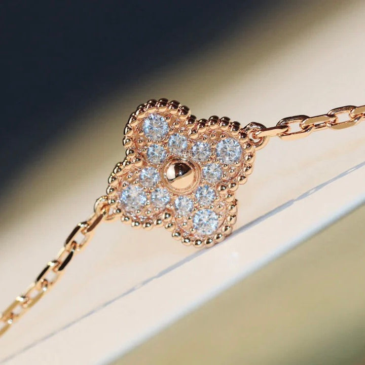 ¡®Sprite Jewelry¡¯CLOVER 20 MOTIFS LASER DIAMOND NECKLACE