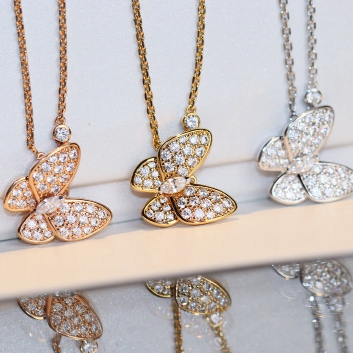 ¡®Sprite Jewelry¡¯BUTTERFLY DIAMOND NECKLACE