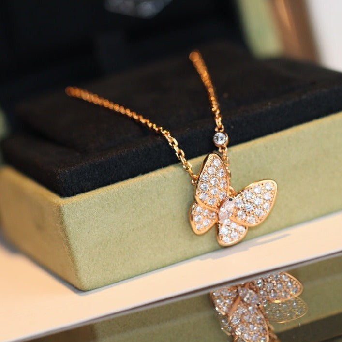 ¡®Sprite Jewelry¡¯BUTTERFLY DIAMOND NECKLACE
