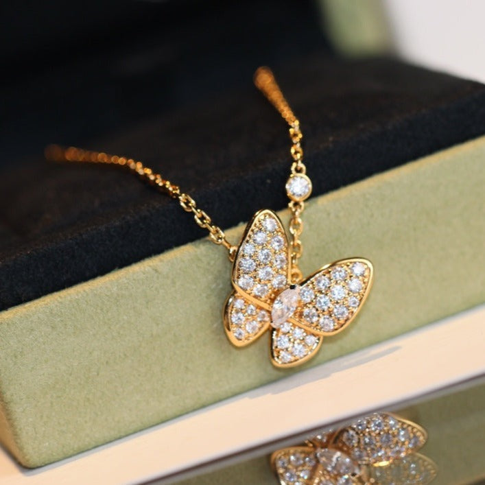 ¡®Sprite Jewelry¡¯BUTTERFLY DIAMOND NECKLACE