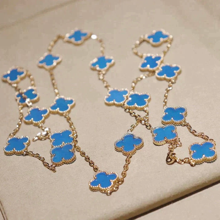 ¡®Sprite Jewelry¡¯CLOVER 20 MOTIFS TURQUOISE GOLD