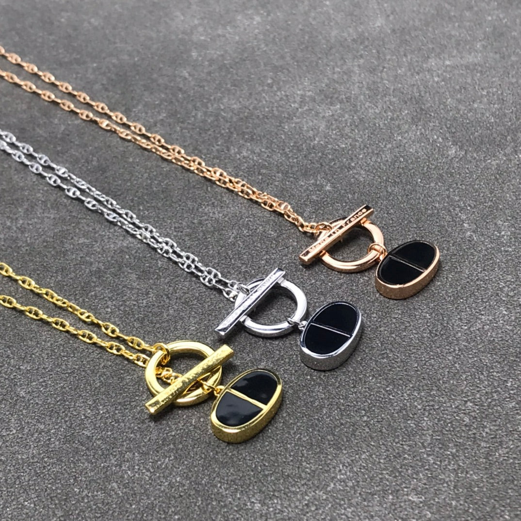 ¡®Sprite Jewelry¡¯CHAINE VERSO BLACK CERAMIC  NECKLACE