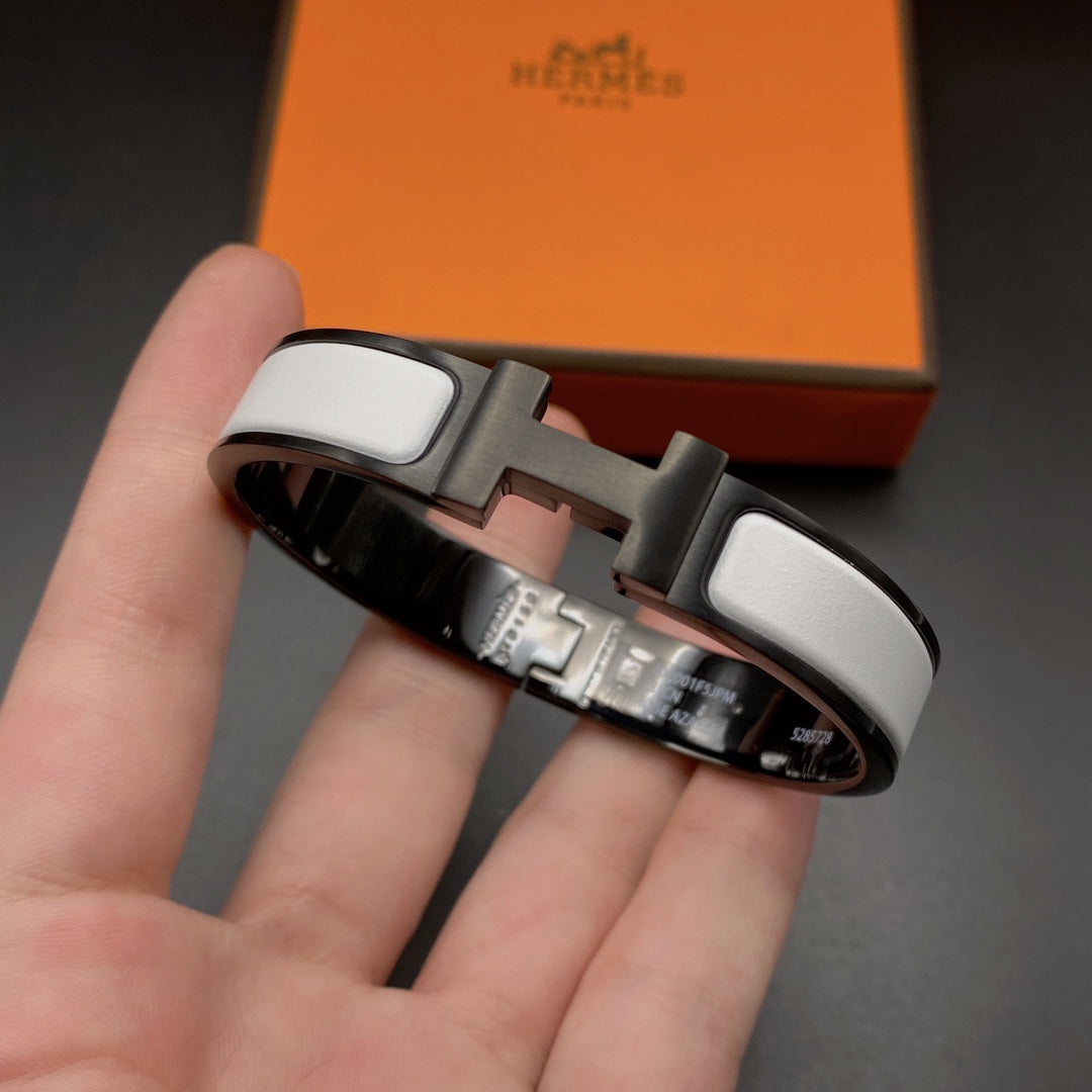 ¡®Sprite Jewelry¡¯H BRACELET 12MM BLACK WHITE CERAMIC