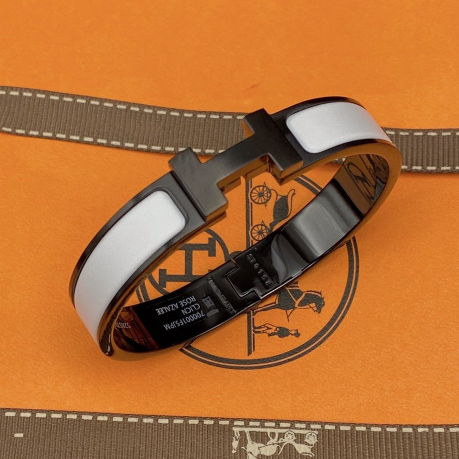 ¡®Sprite Jewelry¡¯H BRACELET 12MM BLACK WHITE CERAMIC