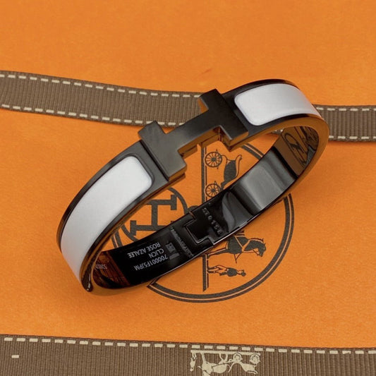 ¡®Sprite Jewelry¡¯H BRACELET 12MM BLACK WHITE CERAMIC
