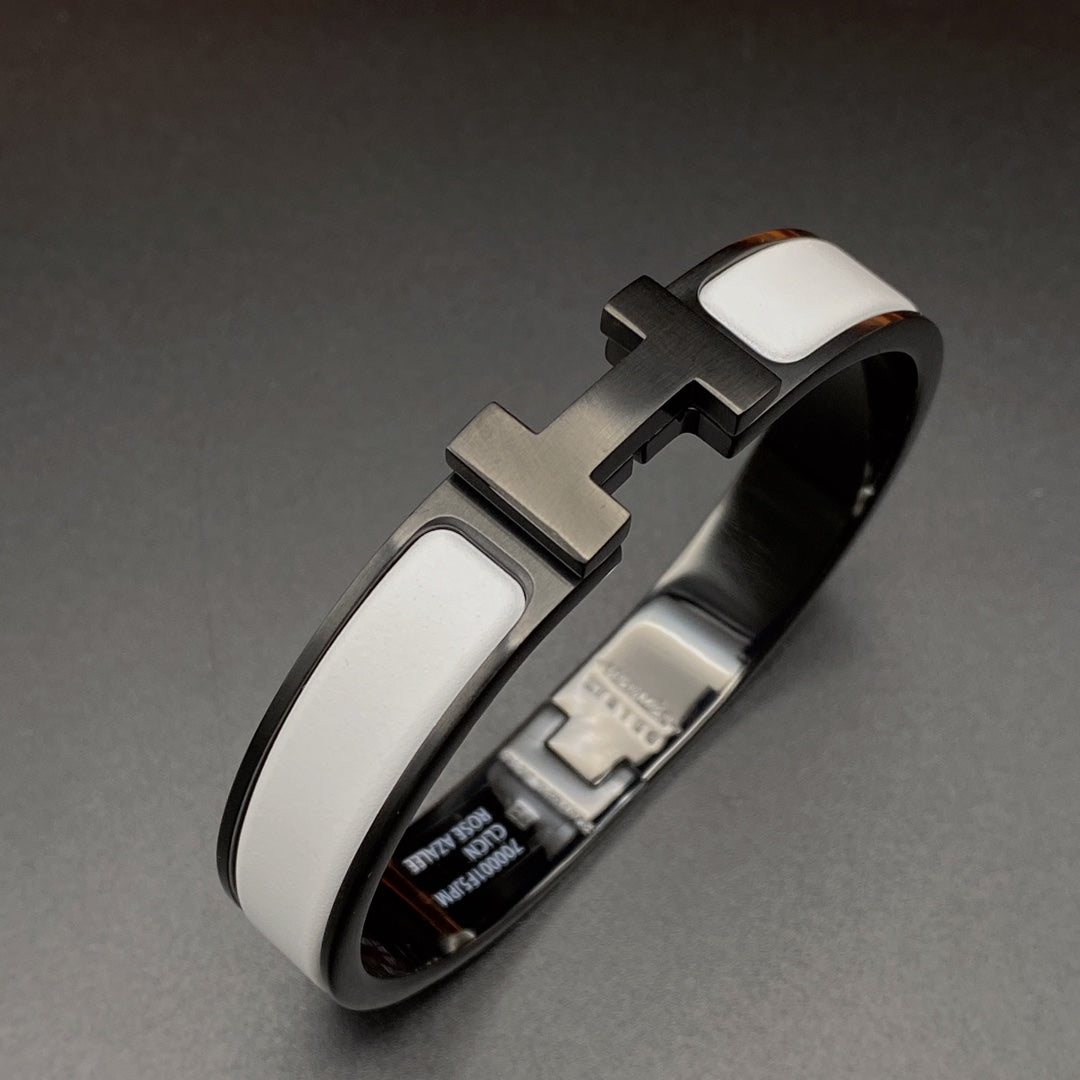 ¡®Sprite Jewelry¡¯H BRACELET 12MM BLACK WHITE CERAMIC