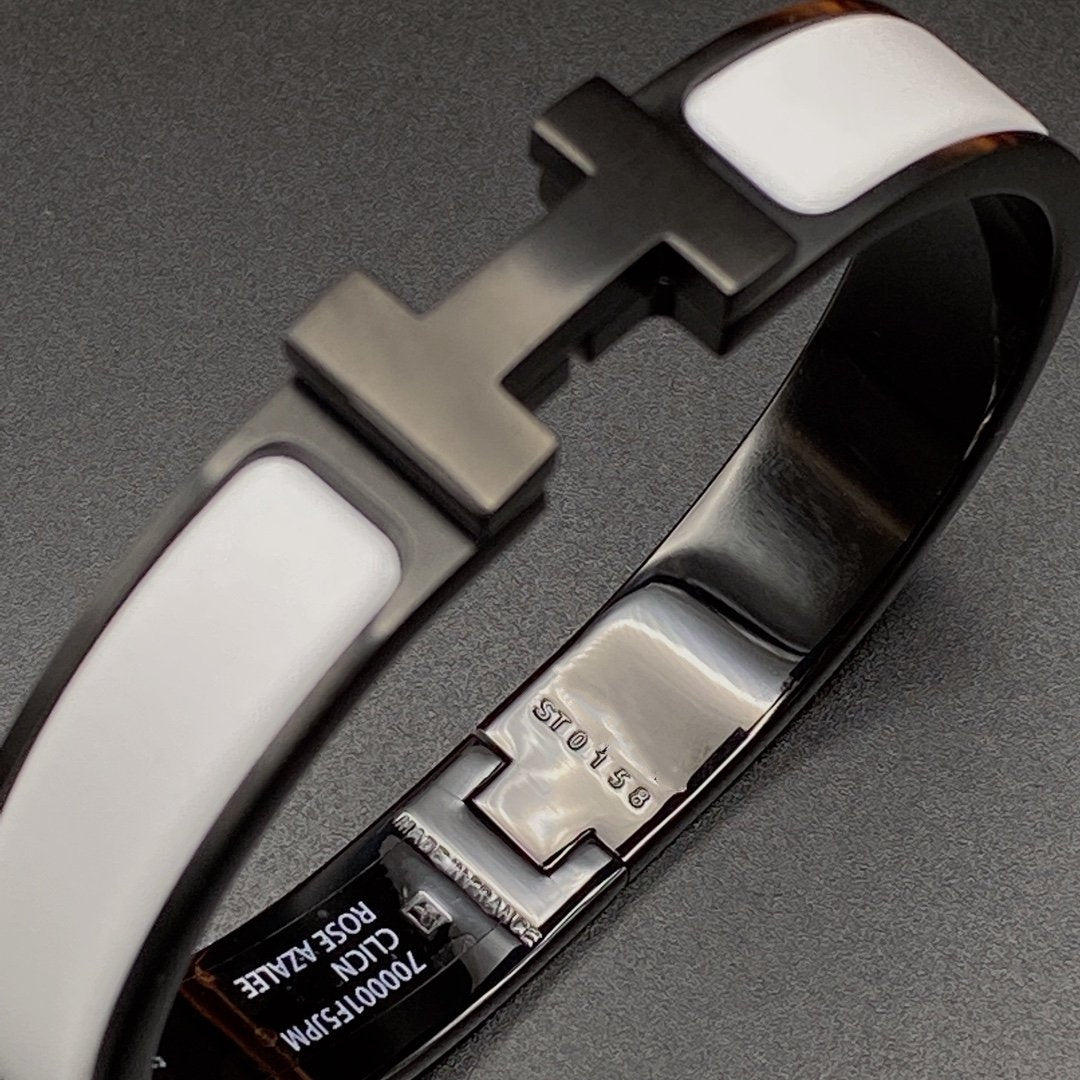 ¡®Sprite Jewelry¡¯H BRACELET 12MM BLACK WHITE CERAMIC