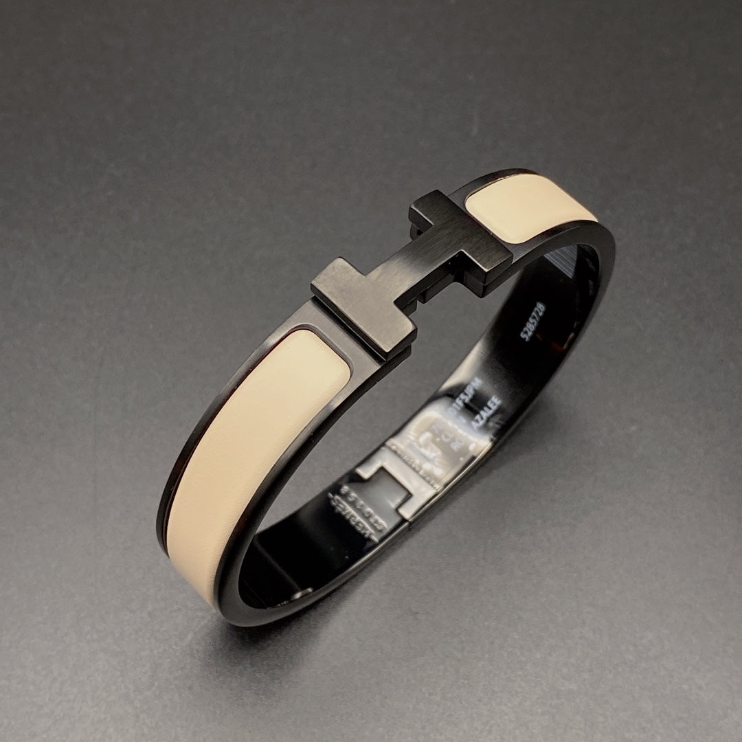 ¡®Sprite Jewelry¡¯H BRACELET 12MM BLACK BEIGE CERAMIC