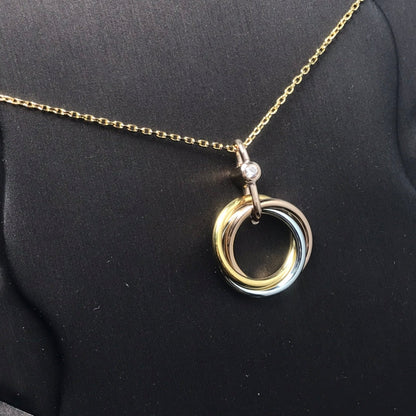 ¡®Sprite Jewelry¡¯TRINITY SILVER GOLD PINK GOLD NECKLACE