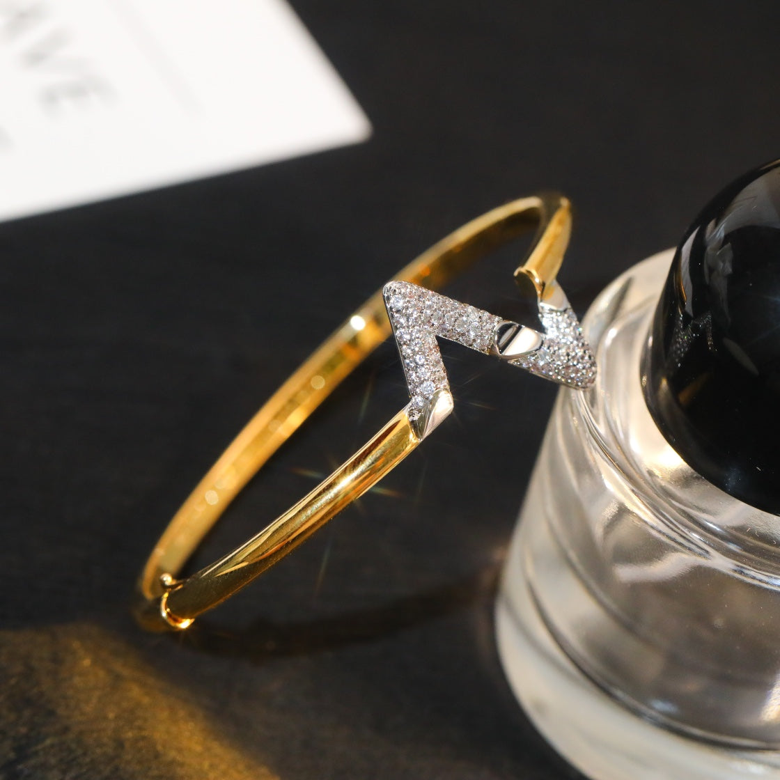 ¡®Sprite Jewelry¡¯VOLTE UPSITE DOWN GOLD DIAMOND BRACELET