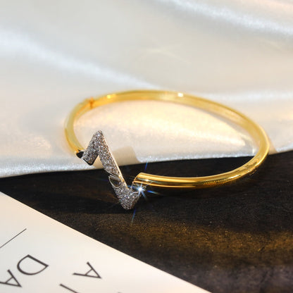 ¡®Sprite Jewelry¡¯VOLTE UPSITE DOWN GOLD DIAMOND BRACELET