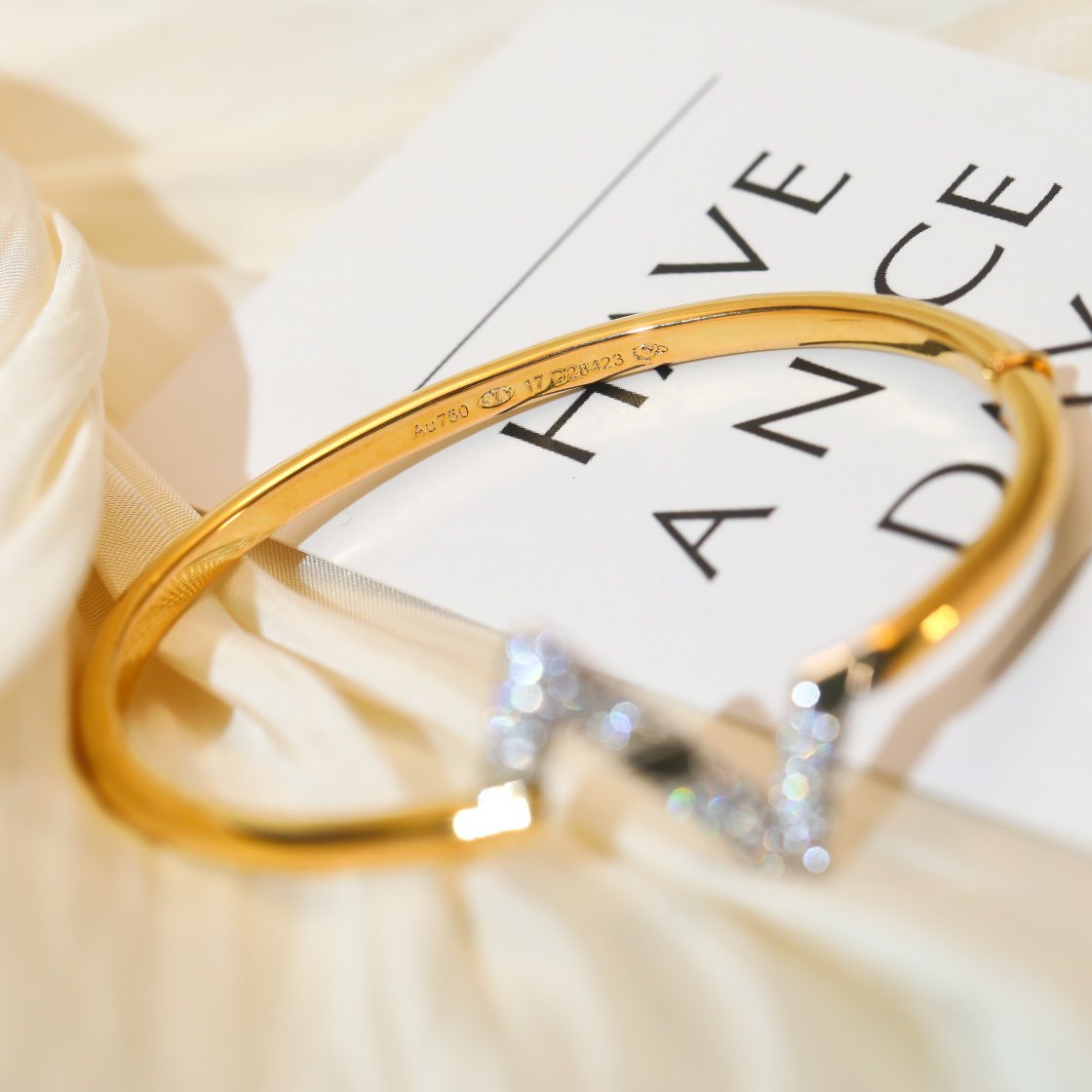 ¡®Sprite Jewelry¡¯VOLTE UPSITE DOWN GOLD DIAMOND BRACELET