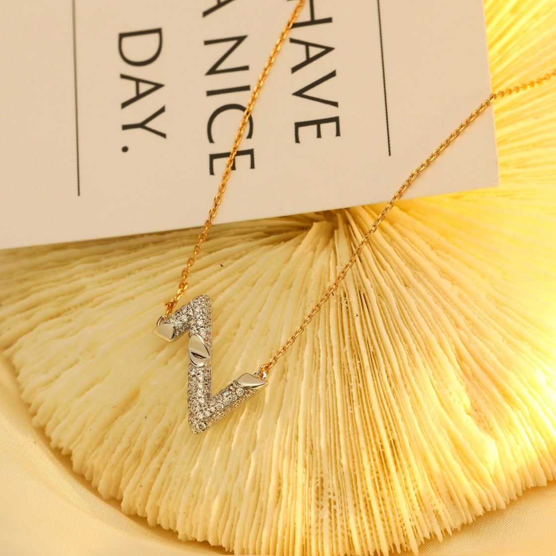 ¡®Sprite Jewelry¡¯VOLT SILVER DIAMOND PEDANT NECKLACE