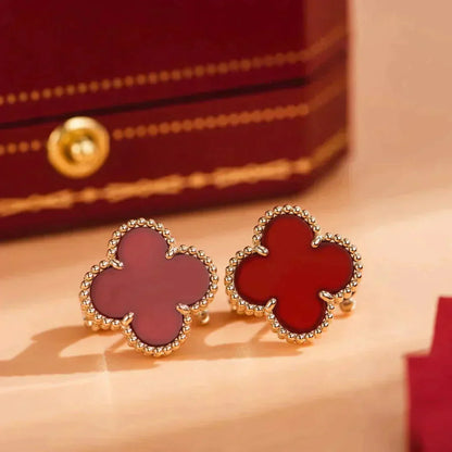 ¡®Sprite Jewelry¡¯CLOVER MEDIUM 1 MOTIFS CARNELIAN  EARRINGS