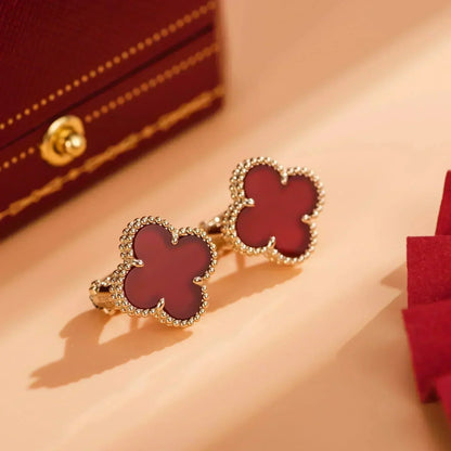 ¡®Sprite Jewelry¡¯CLOVER MEDIUM 1 MOTIFS CARNELIAN  EARRINGS