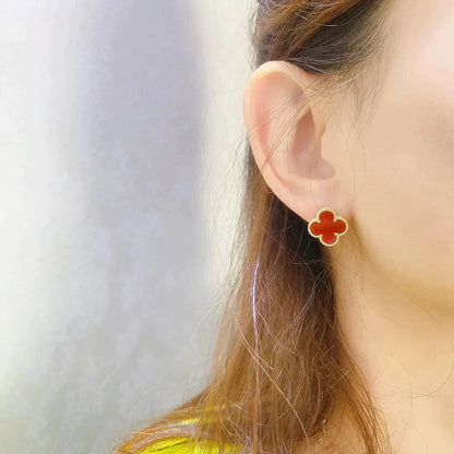 ¡®Sprite Jewelry¡¯CLOVER MEDIUM 1 MOTIFS CARNELIAN  EARRINGS