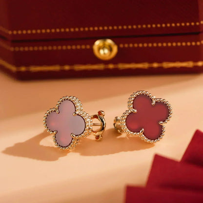 ¡®Sprite Jewelry¡¯CLOVER MEDIUM 1 MOTIFS CARNELIAN  EARRINGS