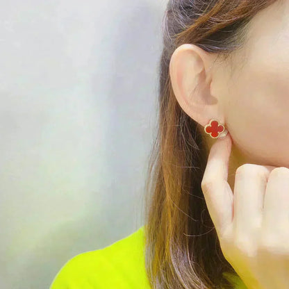 ¡®Sprite Jewelry¡¯CLOVER MEDIUM 1 MOTIFS CARNELIAN  EARRINGS