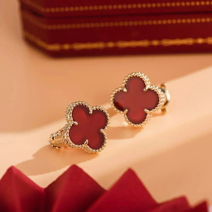 ¡®Sprite Jewelry¡¯CLOVER MEDIUM 1 MOTIFS CARNELIAN  EARRINGS