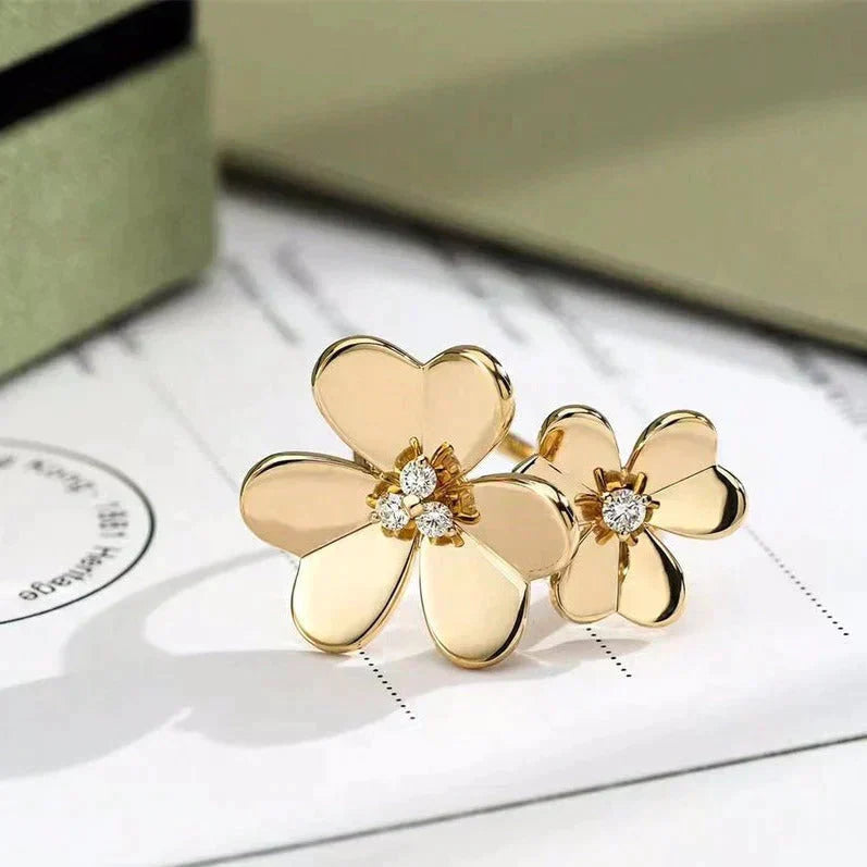 ¡®Sprite Jewelry¡¯CLOVER COMOS GOLD DIAMOND RING