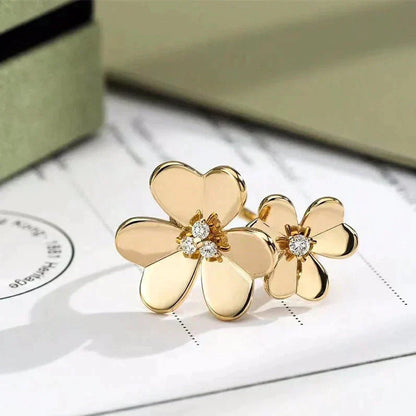 ¡®Sprite Jewelry¡¯CLOVER COMOS GOLD DIAMOND RING