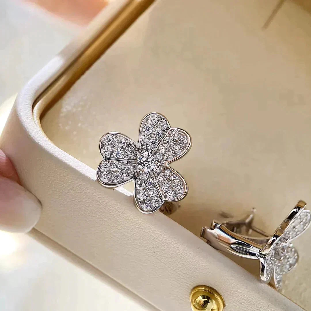 ¡®Sprite Jewelry¡¯CLOVER COMOS DIAMOND EARRINGS SILVER