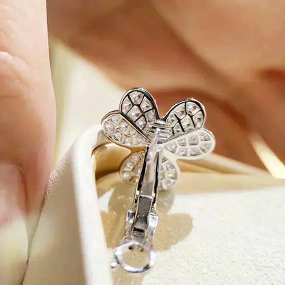 ¡®Sprite Jewelry¡¯CLOVER COMOS DIAMOND EARRINGS SILVER